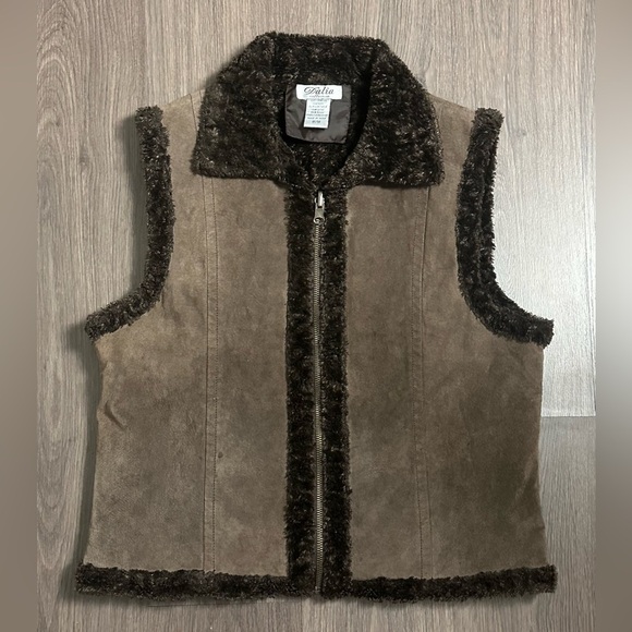 Dalia Collection Jackets & Blazers - Dalia Reversible Suede & Leather Vest